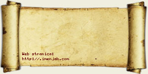 Bojin Perošević vizit kartica